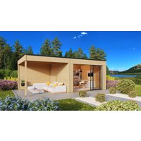 26% reduziert! Fjordholz Holz-Gartenhaus Modell Q-BIC Alu 44 A + SD 6x4m Unkategorisiert online kaufen