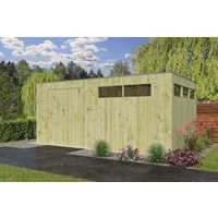 26% reduziert! Holz-Gartenhaus Modell QBV-Line 14,90 m² 5x3m Unkategorisiert online kaufen