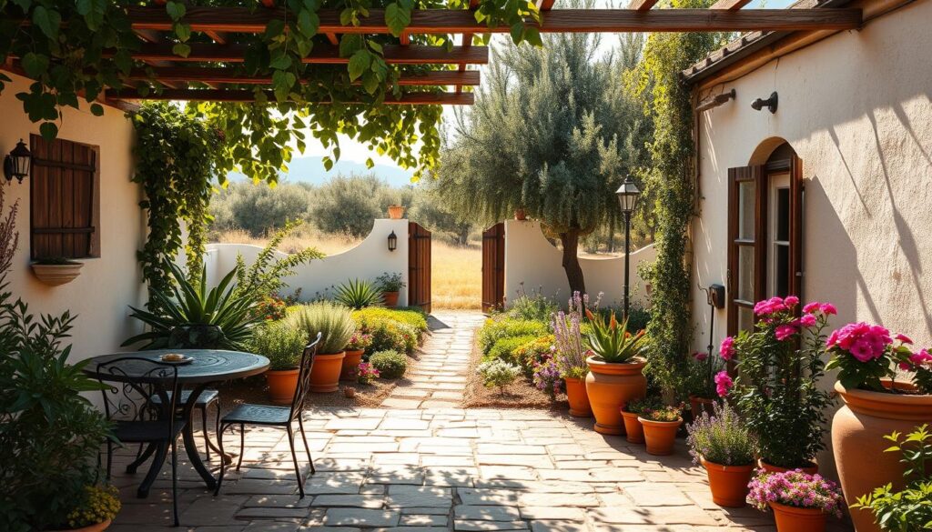 Gartengestaltung mit mediterranen Akzenten