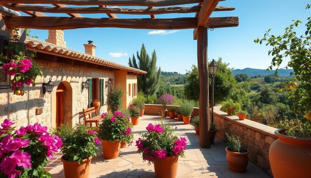 Materialien für mediterranes Design