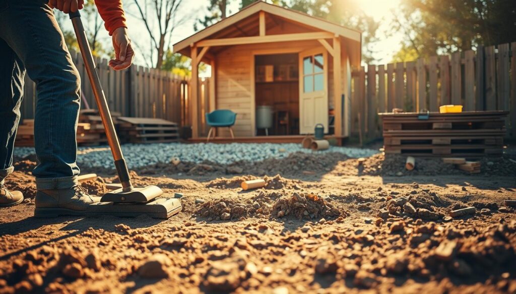 Baugrund vorbereiten