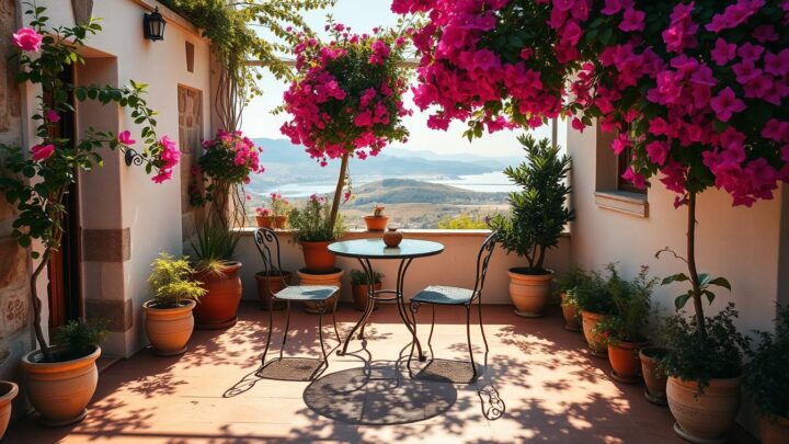 Finca oder Gartenhausterrasse mediterran gestalten: Tipps & Ideen