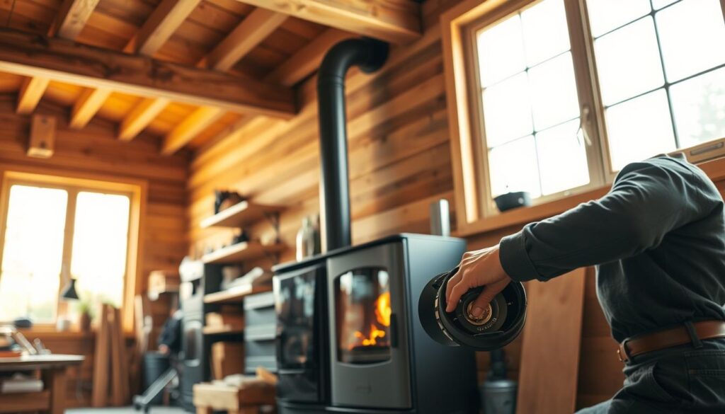 Installation eines Heizsystems