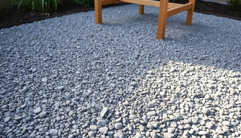 Kiesschicht als Fundament-Alternative