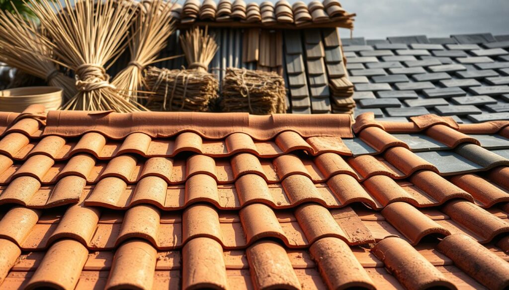 Materialien für Dacheindeckung Materialien für Dacheindeckung