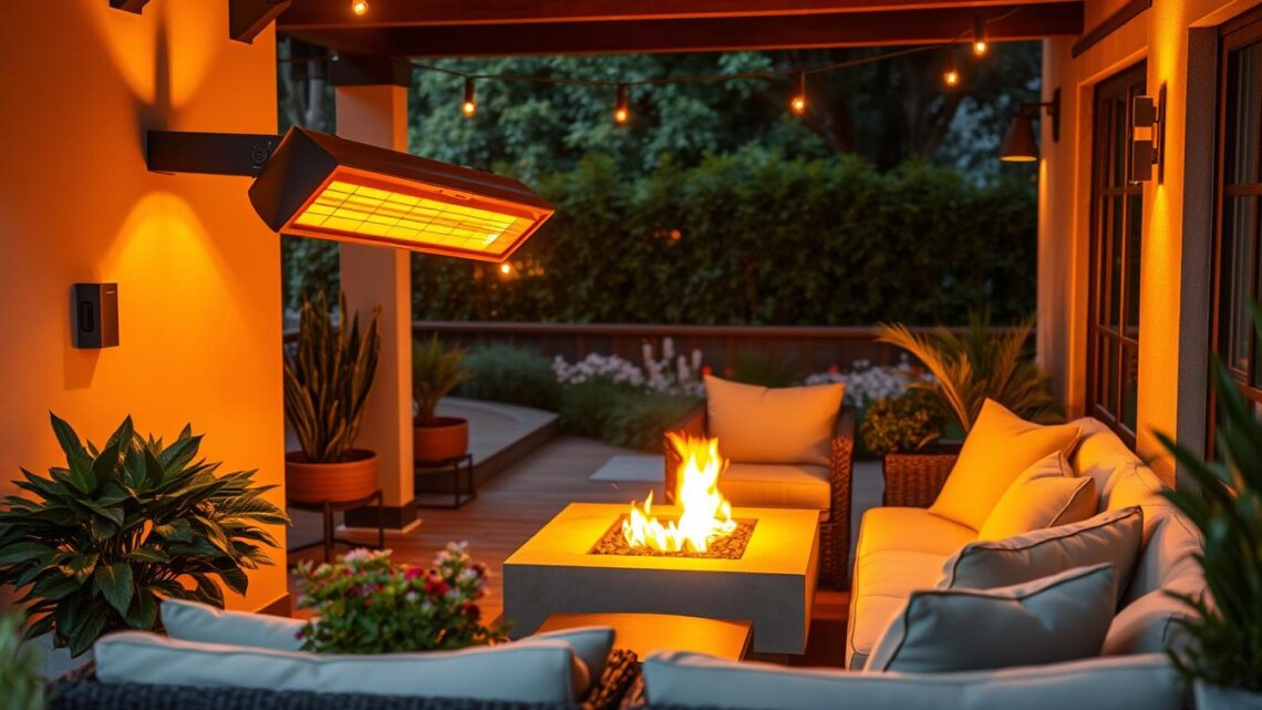 Terrasse heizen: So klappt’s mit Heizstrahler, Heizpilz, Kamin, Feuerkorb & Feuerschale