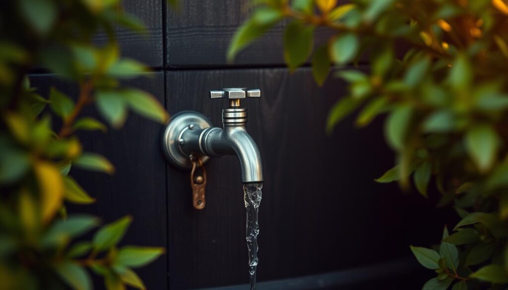 Wasserhahn Regentonne Installation