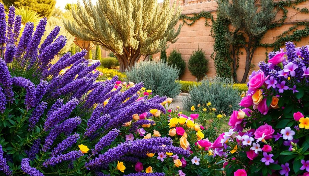 blühende sträucher im garten