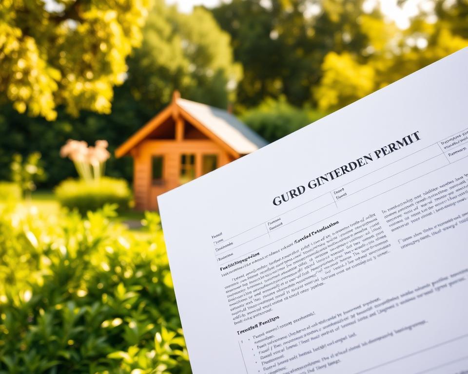 Baugenehmigung für Gartenhäuser