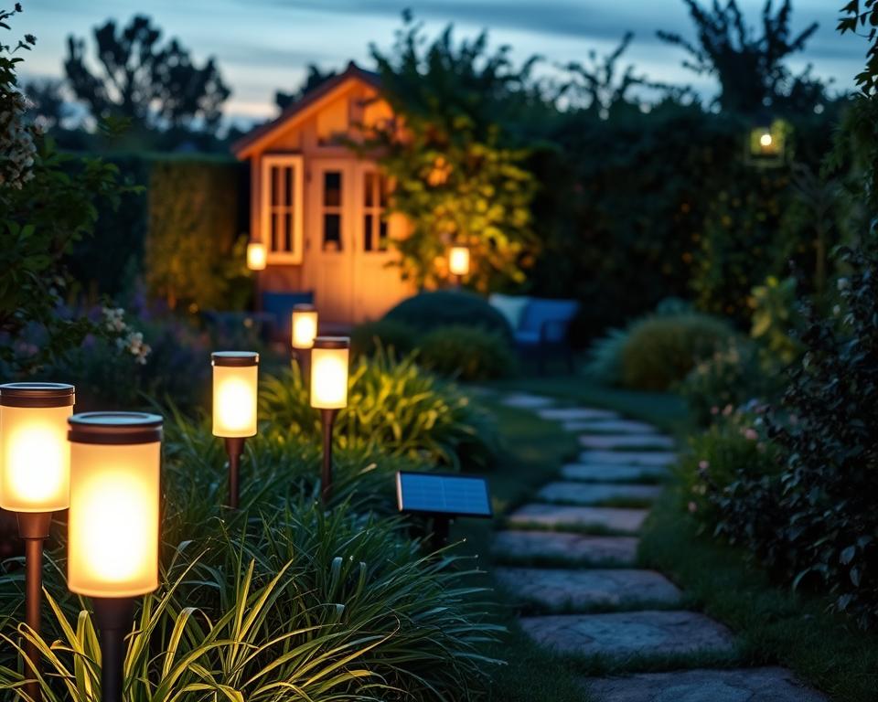 Solarleuchten für den Garten