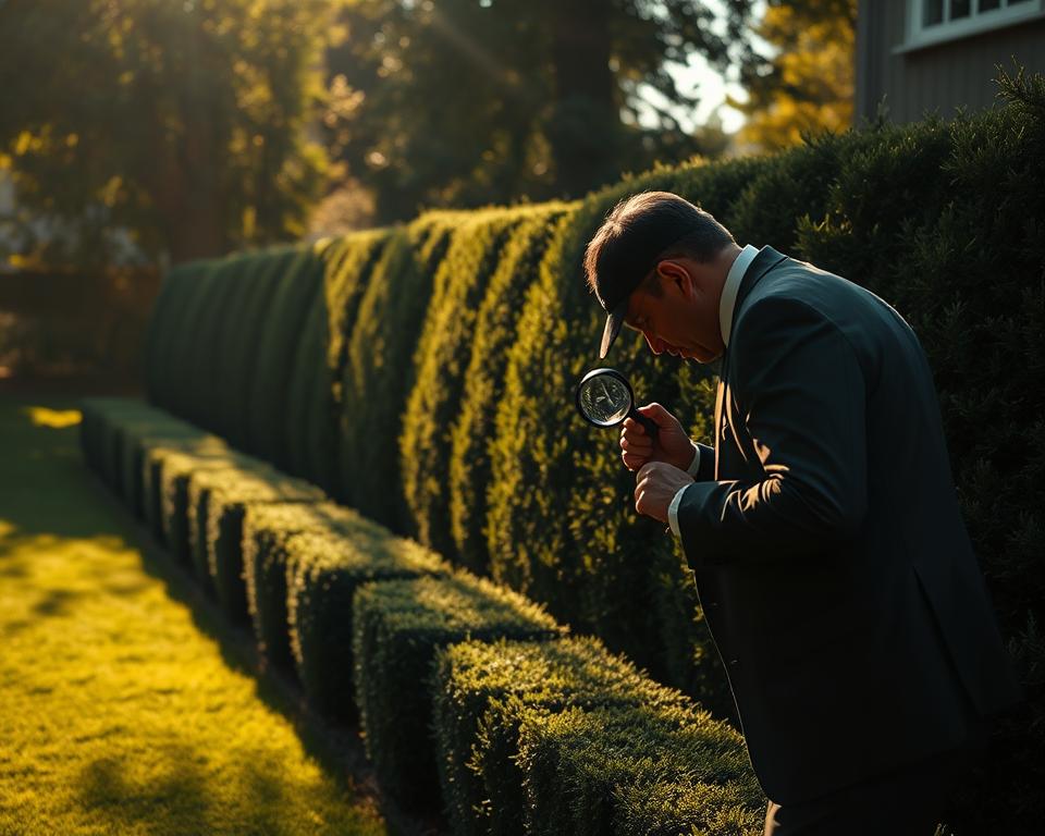 Detektiv Frankfurt Gartenkonflikt